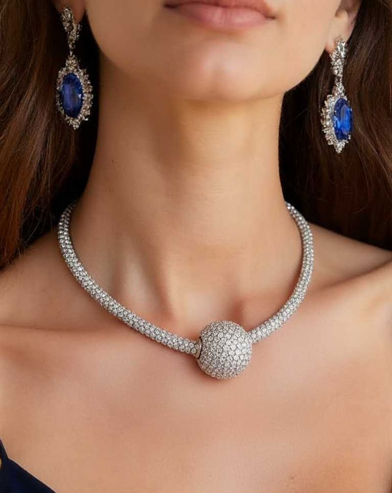 Sparkling Statement Necklace