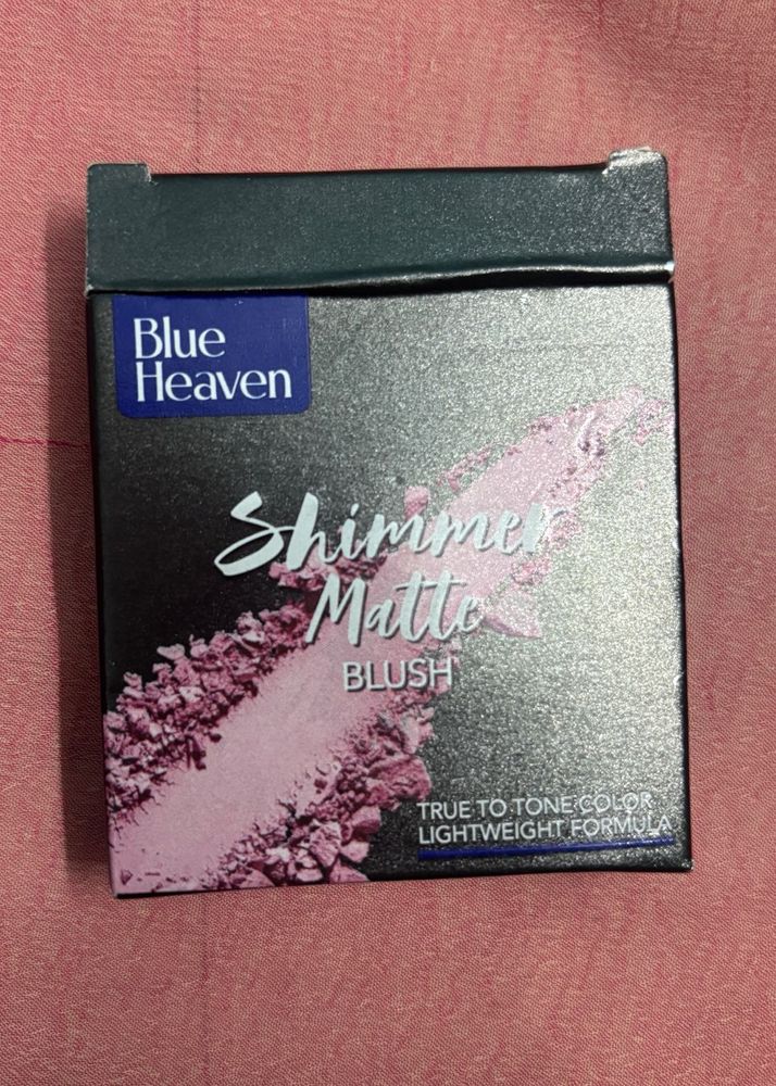 Blue Heaven Shimmer Matte Blush
