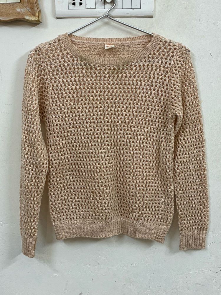Beige Knit Sweater