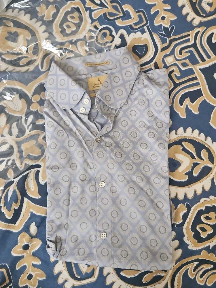 Blue Party Wear Shirt