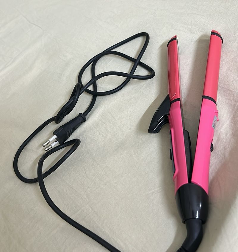Nova 2 In 1 Hair Straightner &amp; Curler