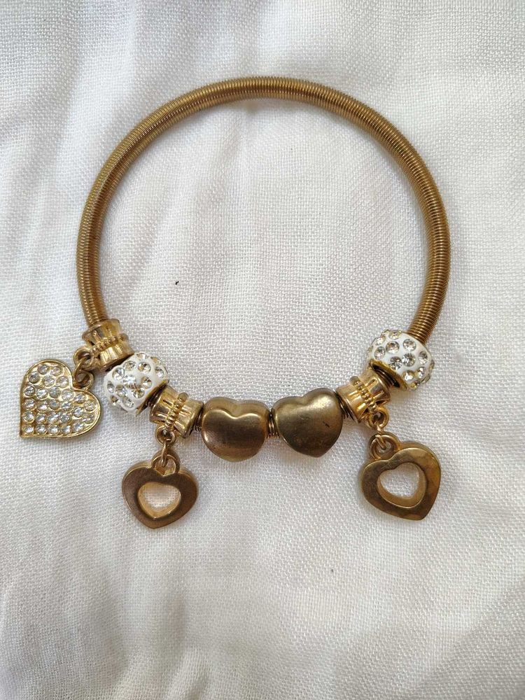 Heart Charm Bracelet