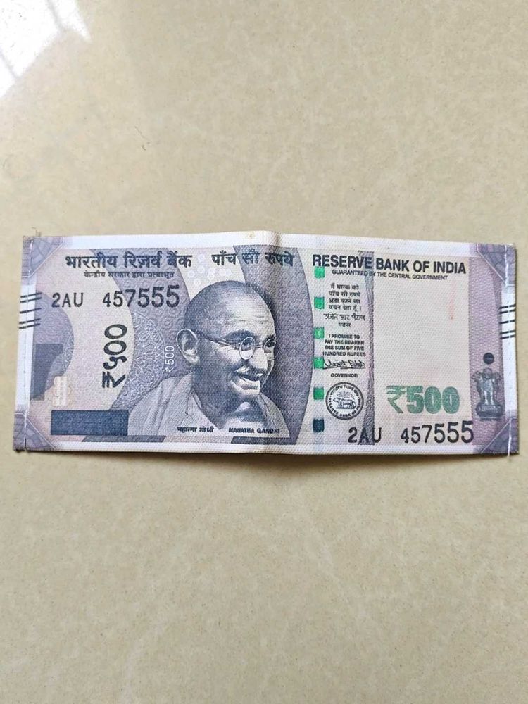 500 Rupee Note Wallet