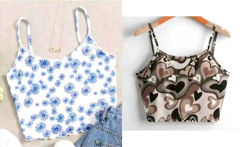 Cute Cami Crop Tops