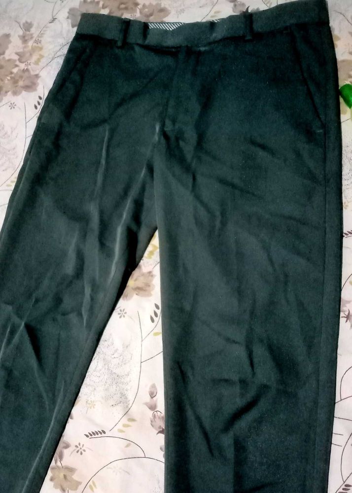 Men's Black Formal Trousers