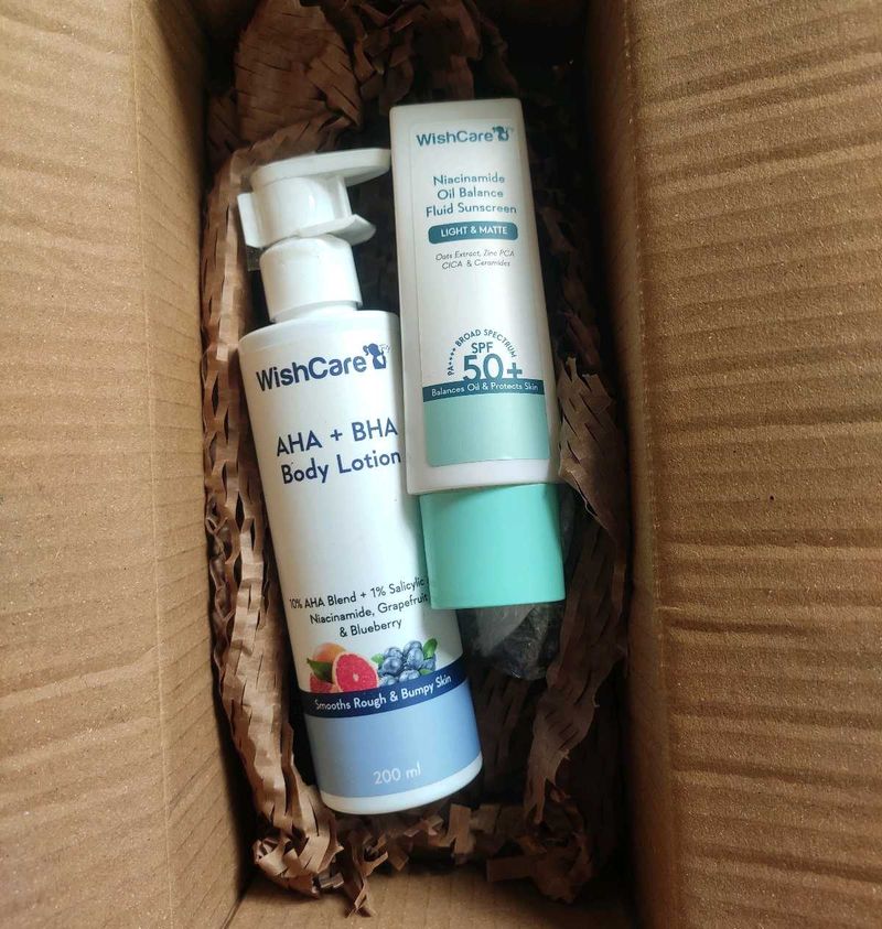 WishCare Skincare Set: Lotion &amp; Sunscreen