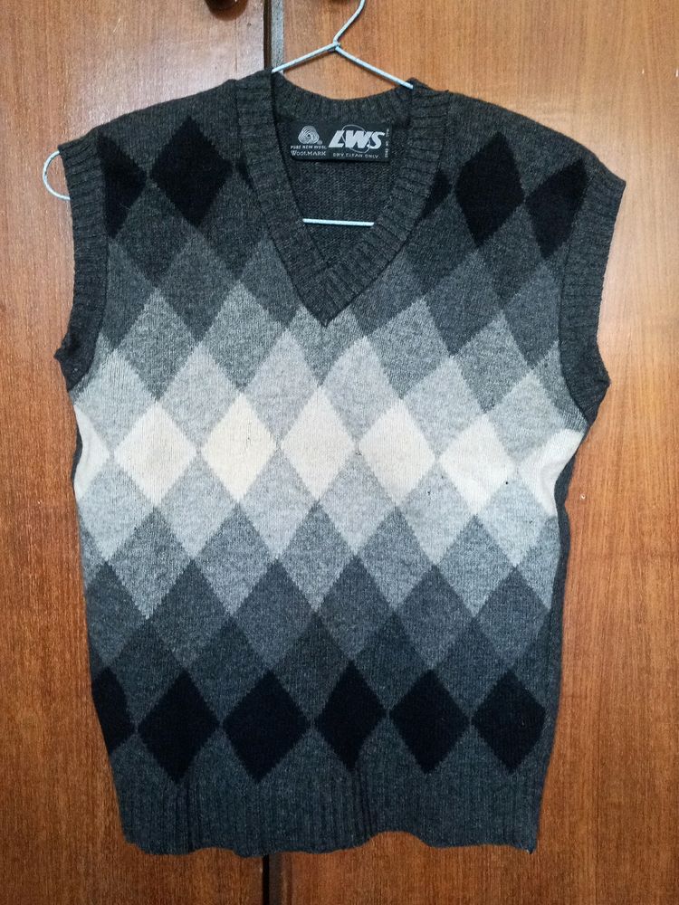 PURE WOOL sweater Half Sleeves