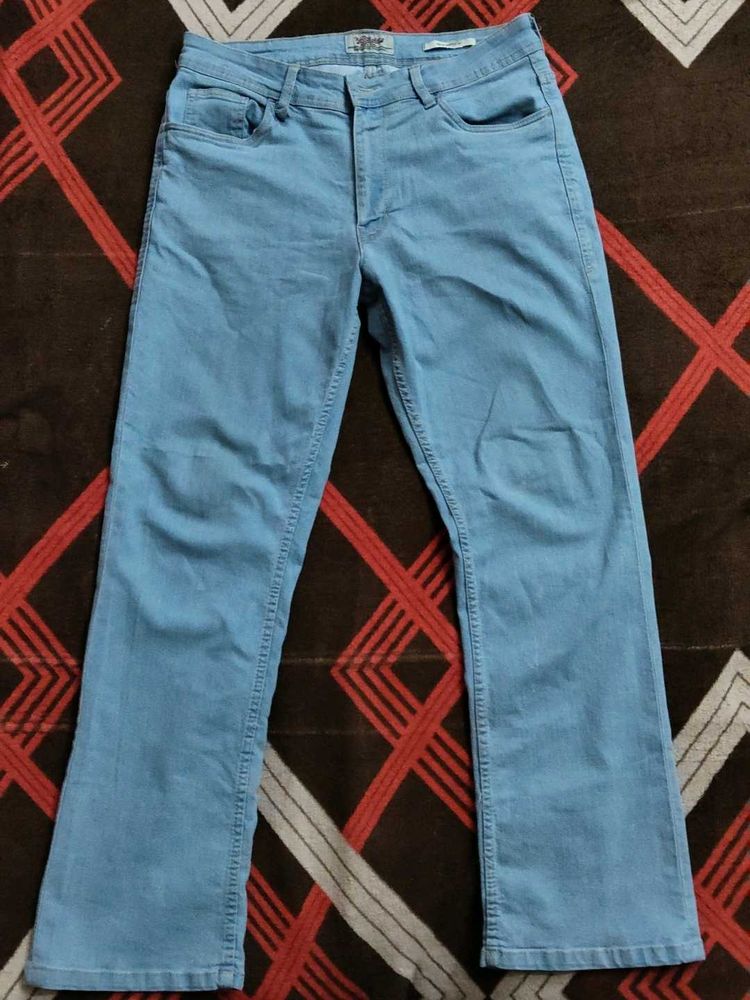 Roadster Mens Light Blue Jeans