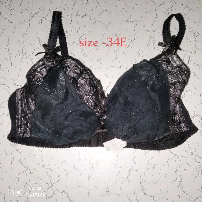 Elegant Black Lace Bra