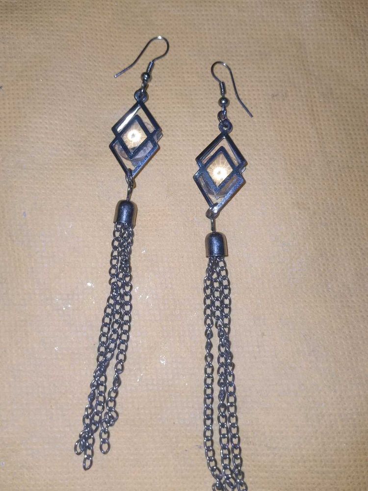 Geometric Dangle Earrings
