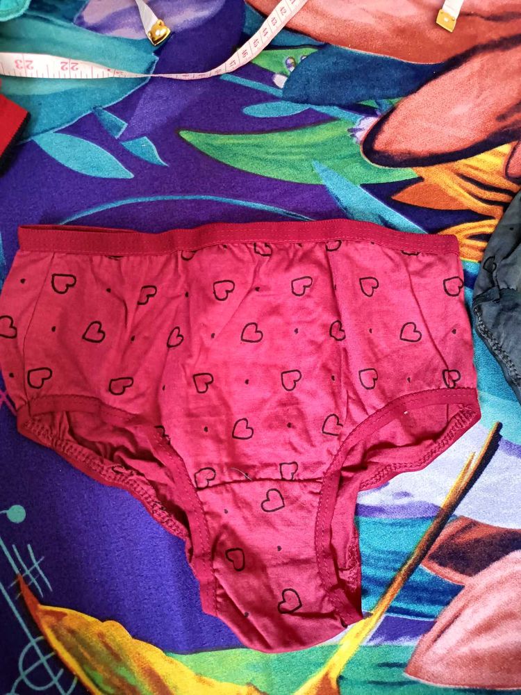 Heart Print Panties