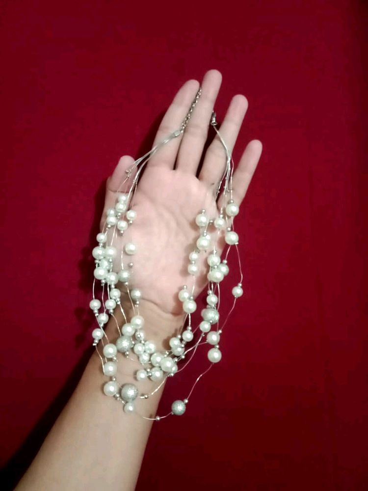 Pearl Neck Piece &amp; Earring