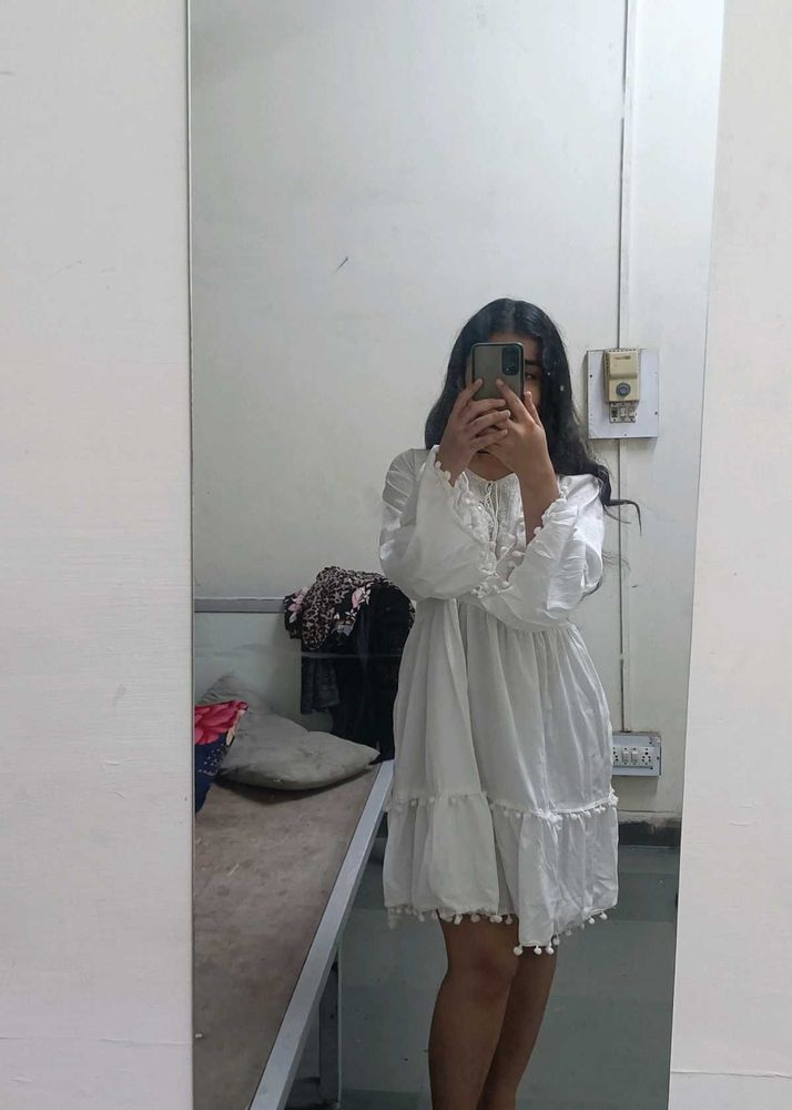 Linen Indo Western Dress