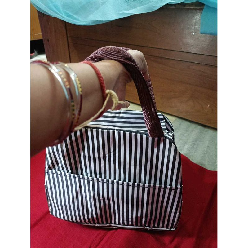 Striped Handbag