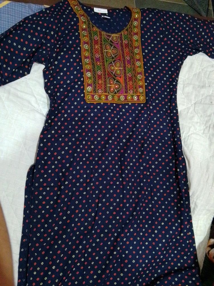 Bandhani Print Kurta