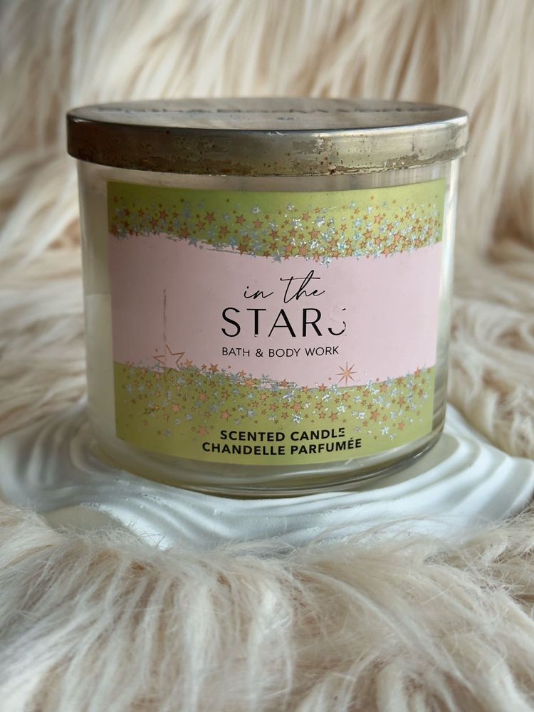 Bath &amp; Body Works In the Stars  3 wick Candle