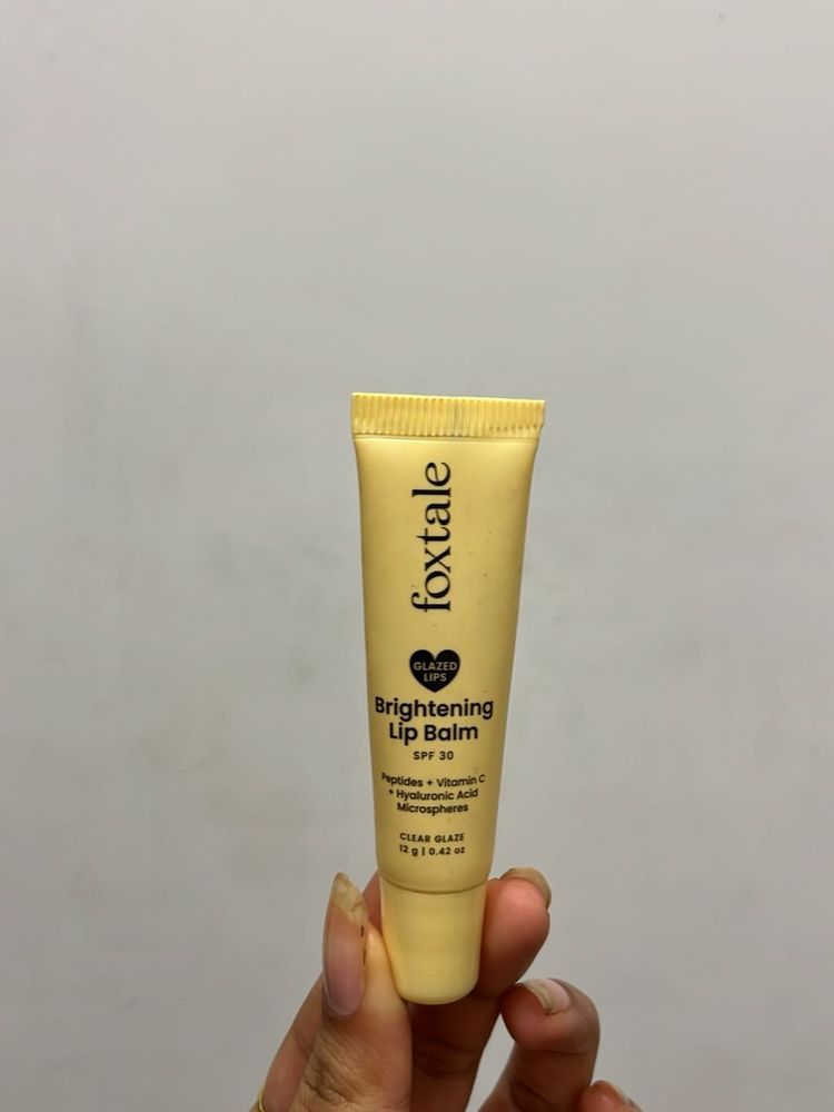 Foxtail Lip Balm with Peptides – Transparent