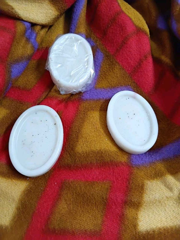 Set Of 3 Almond Soaps.Rs 40off Shipping