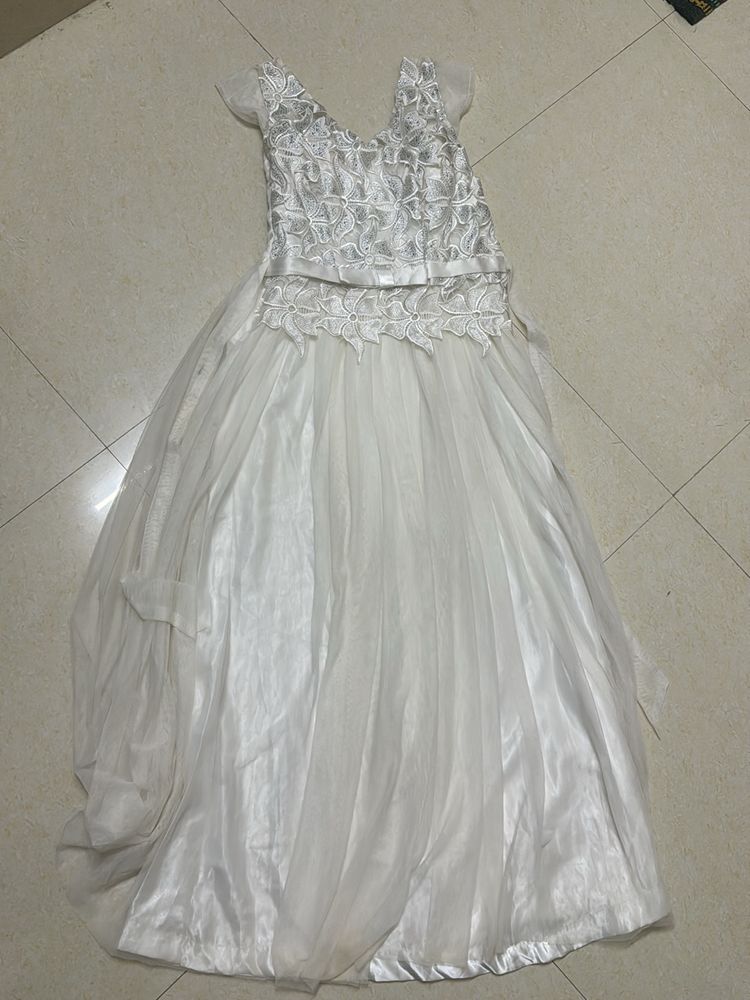 White Ethnic Gown
