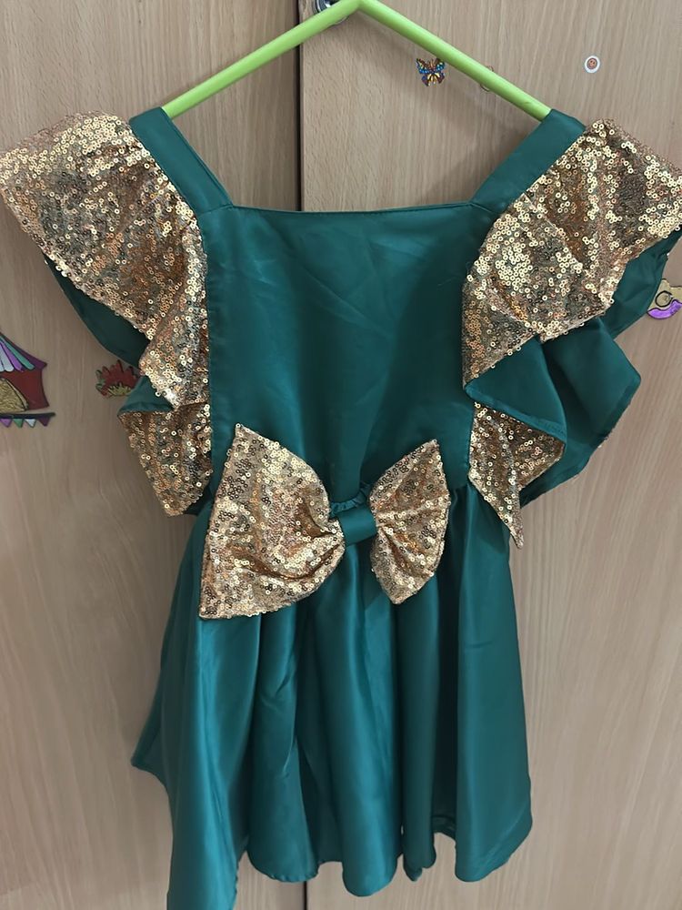 Emerald Green Sequin Dress