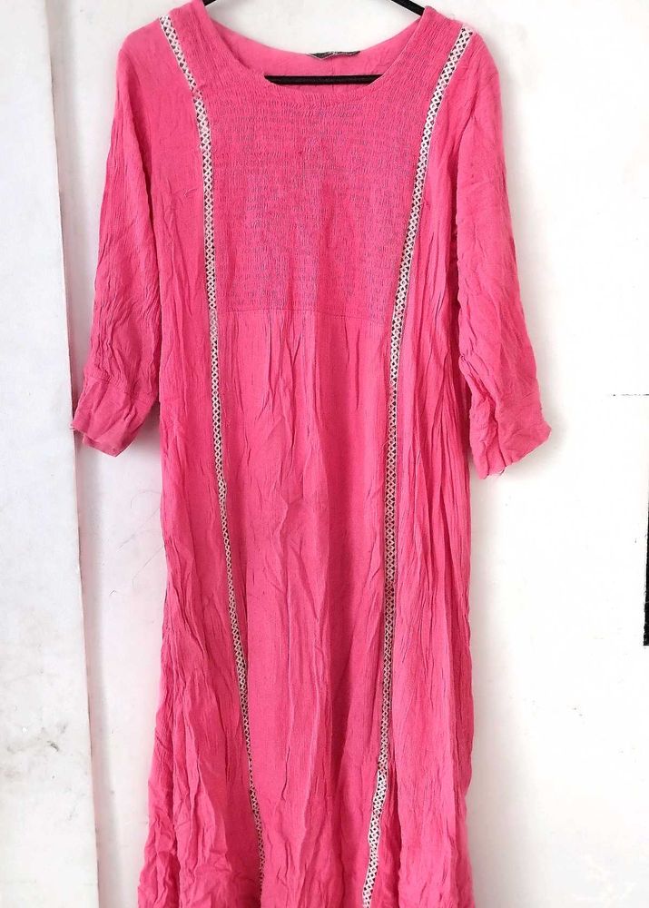 Aesthetic Pink💕 Kurta