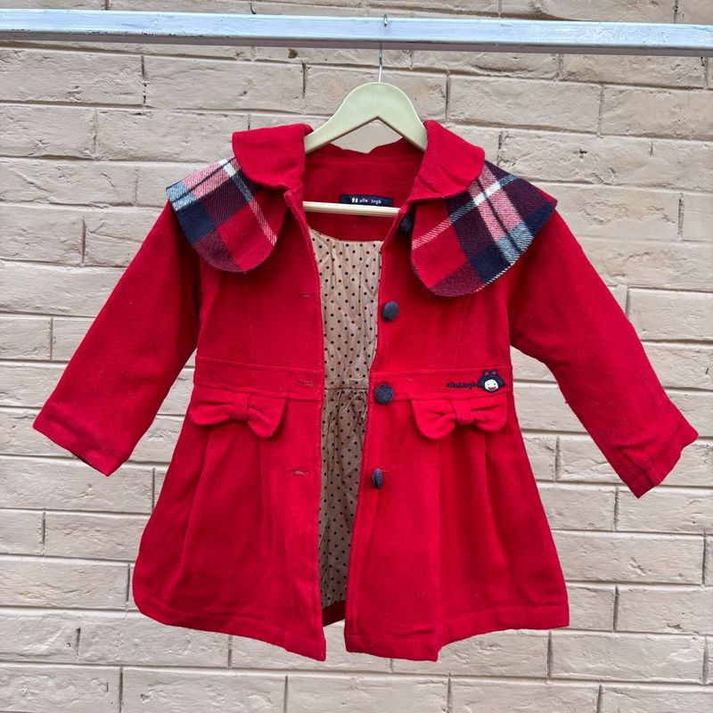 Girls Red Coat
