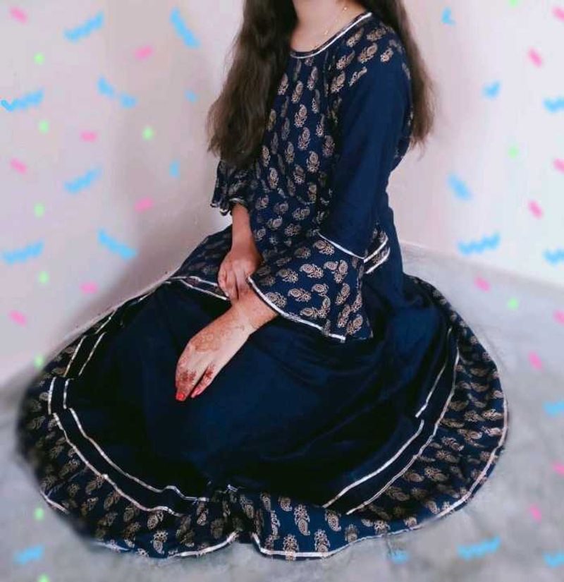 Navy Blue Kurti 🪩
