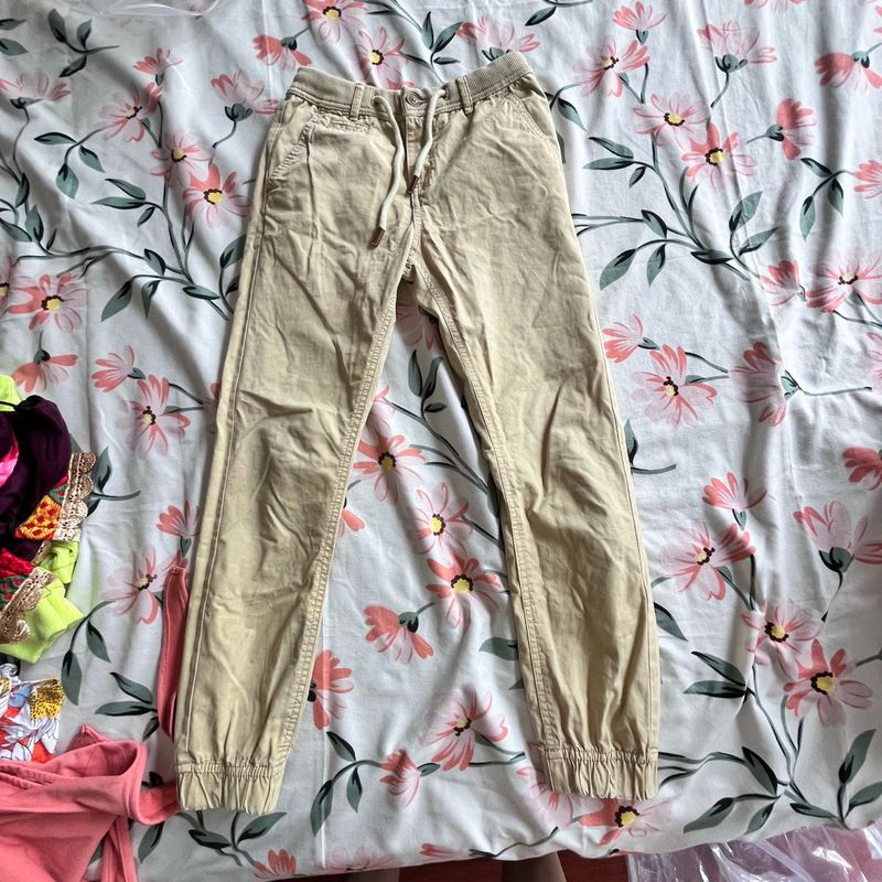 Boys Khaki Joggers
