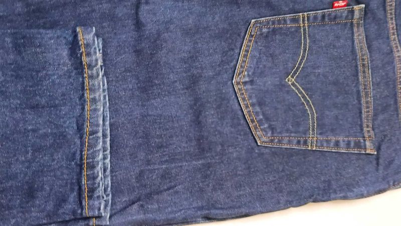 Levis Dark Blue Denim Jeans