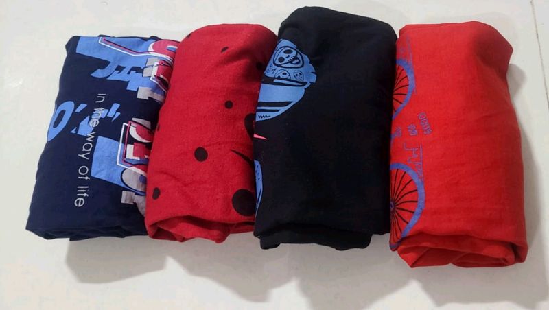 4 Combo Pack Tshirt For Women 😍