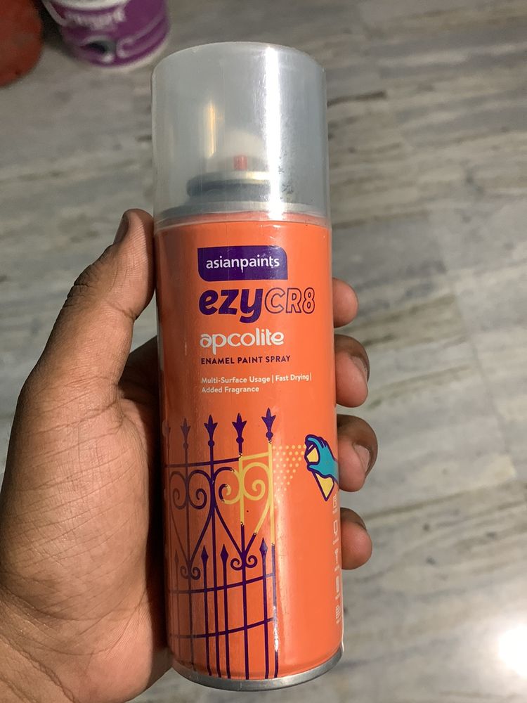 Asianpaints Enamel Spray Paint Golden Yellow Colour (0339)