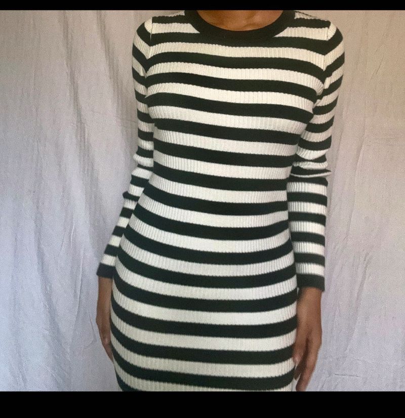 Striped Bodycon Dress