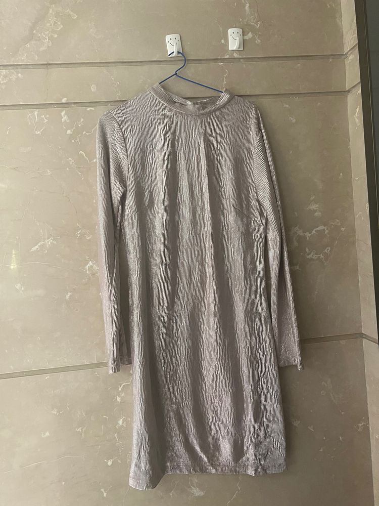 Oxolloxo Shimmery Light Pink Dress