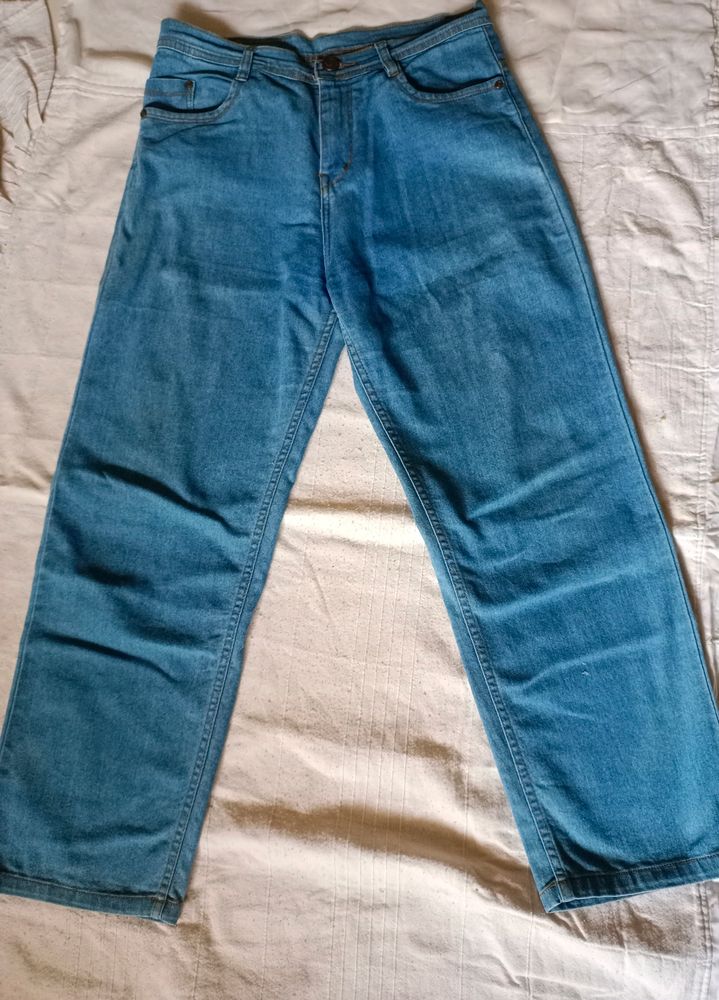 Blue Baggy Jeans