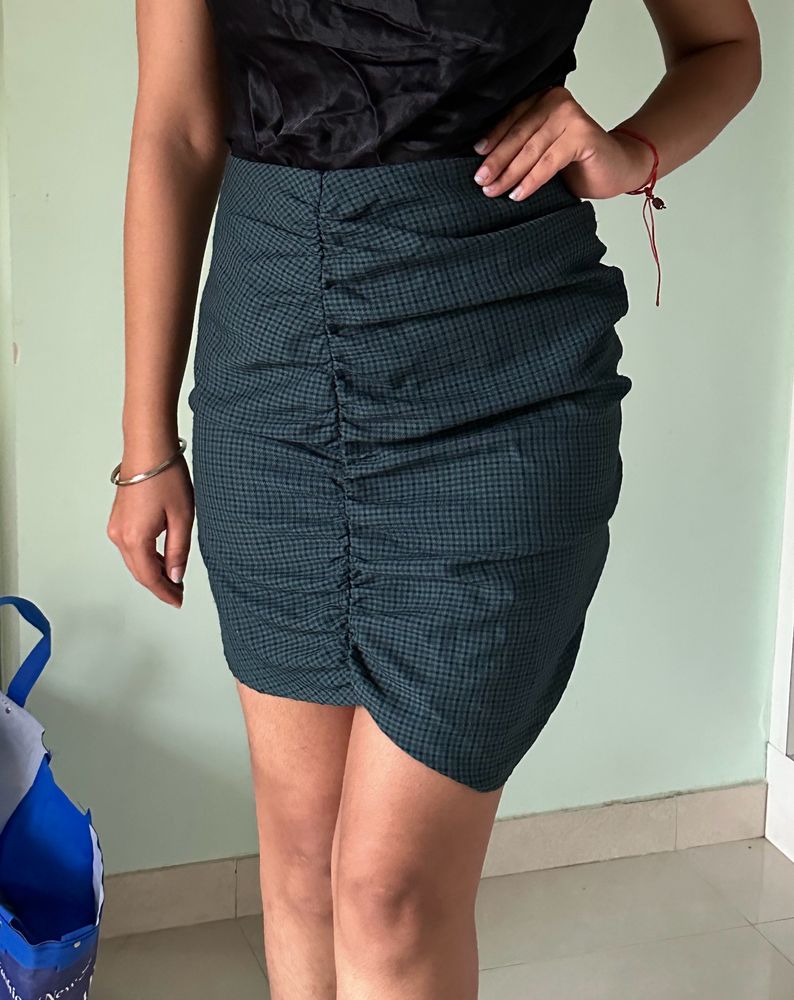 ZARA gathered skirt
