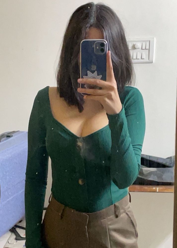 Shein Green Top