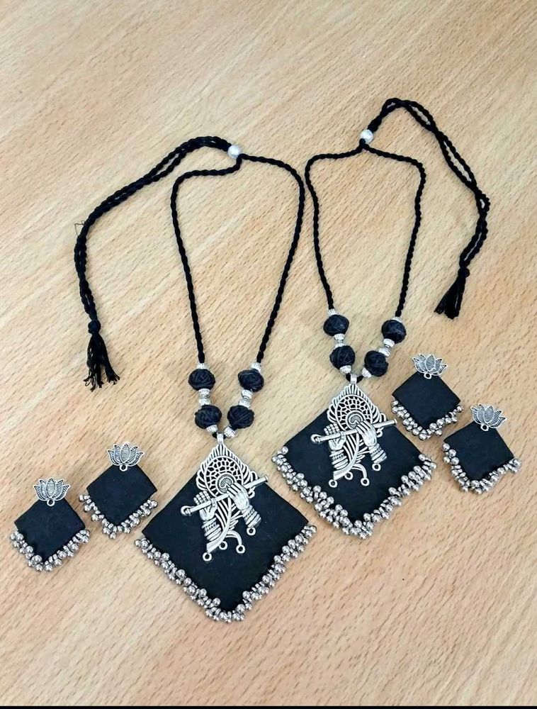 Febric Hand Made Necklace