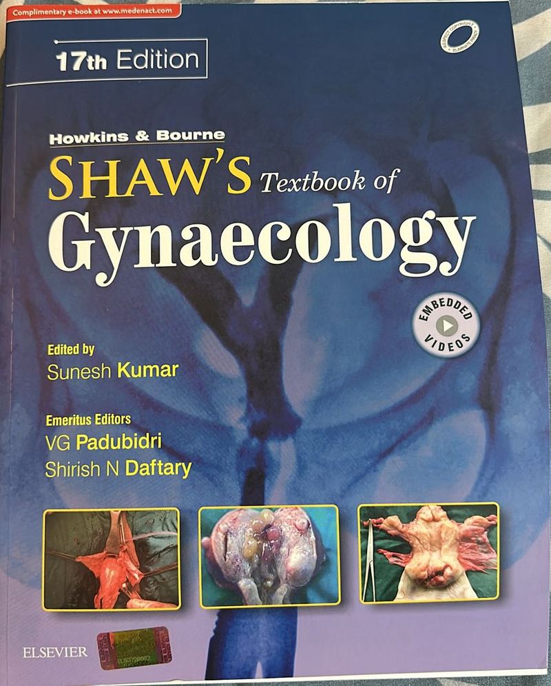 SHAWS 17th Edition TEXTBOOK FOR GYNAECOLOGY MBBS