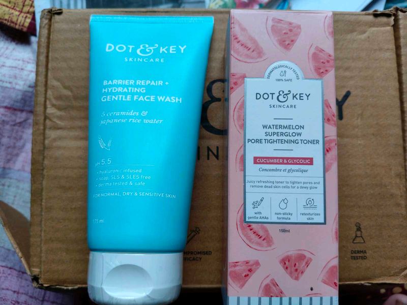 Dot &amp; Key Facewash And Toner