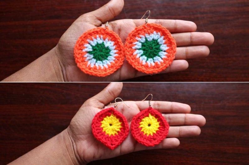 Handmade Crocheted Earrings
