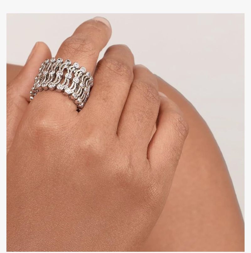 Pure 925 Silver kada+ring