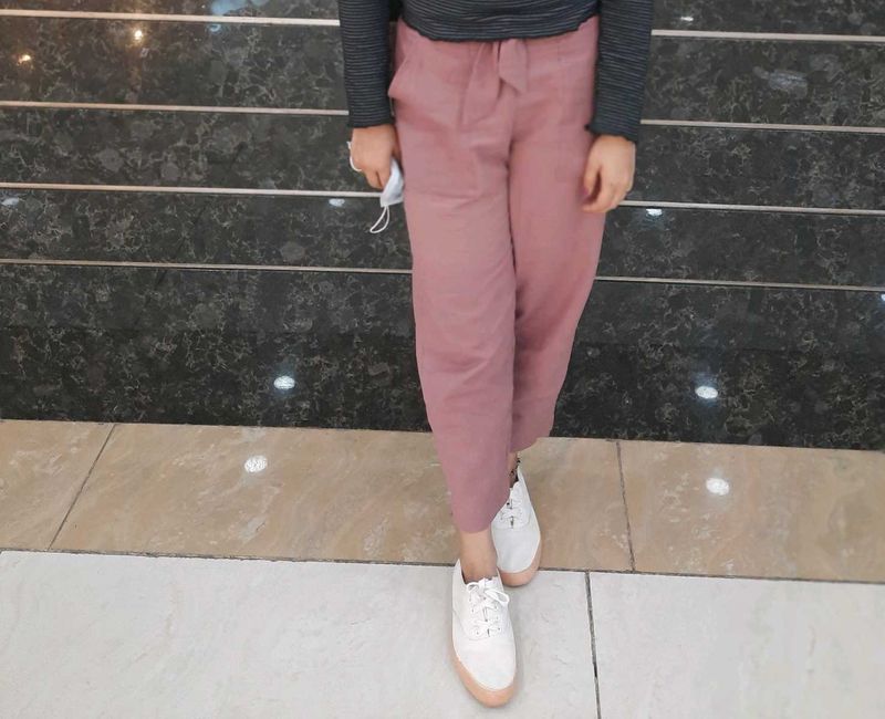 Peach Color Women Trouser