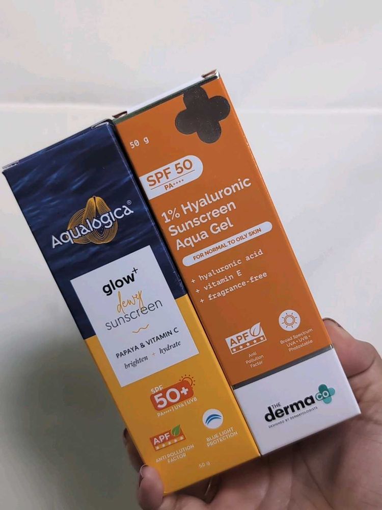 Aqualogica And Dermaco Sunscreen Combo