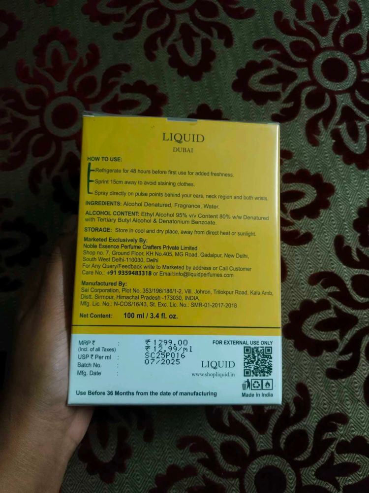Liquid Perfume Dubai
