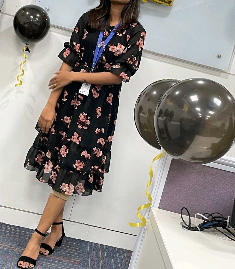 🌸Floral Print One piece Dress