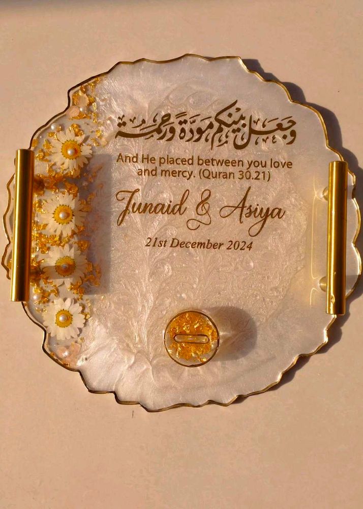 Resin Wedding Plaque &amp; Engagement Platters💍