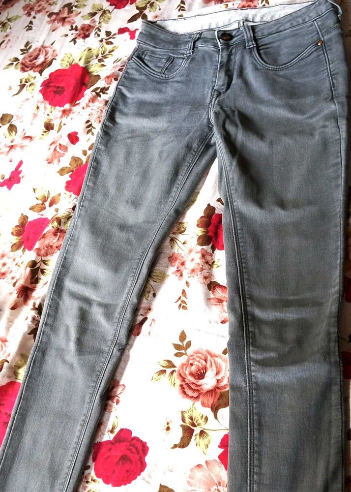 Gray Denim Jeans