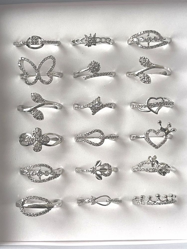 Adjustable Stone Finger Rings