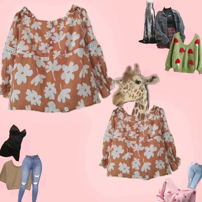 Floral Print Top✨🌸🤌