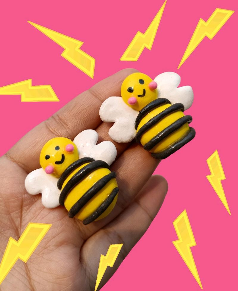 Korean Bee Ear Studs